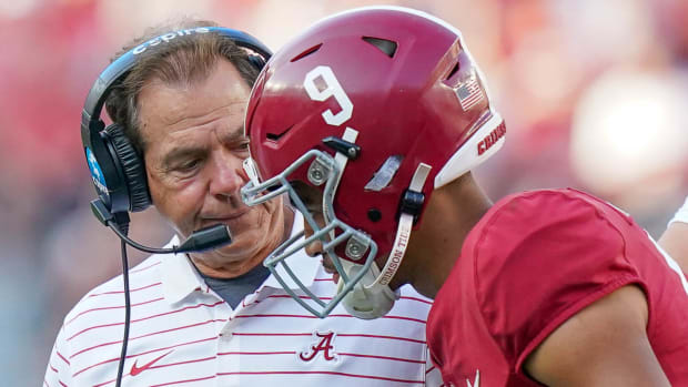 Nick Saban-Bryce Young-Alabama